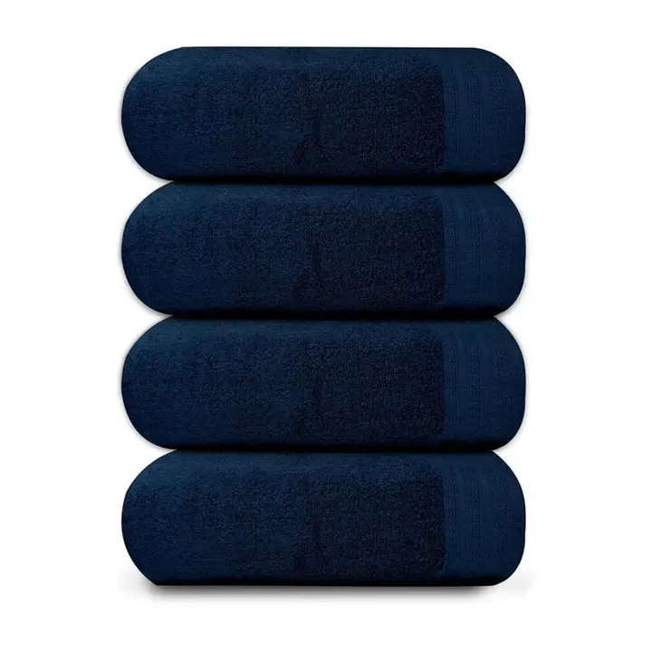 Organix 4 Piece Bath Towel Set, 100% Egyptian Cotton 600 GSM, Luxury Towel Set