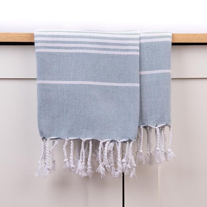 Organix 100% Cotton Turkish Fouta Beach Towel, 24 Pack(12 Pc each color), 28"x60", Sand Free Quick Dry Swim Towel, Extra Large Light Travel Towel for Adults, Soft Durable Absorbent -Orange &a